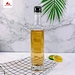 warehouse empty 100ml 250ml 375ml 500ml 750ml clear cylinder olive oil glass bottles with aluminum c