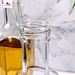 warehouse empty 100ml 250ml 375ml 500ml 750ml clear cylinder olive oil glass bottles with aluminum c